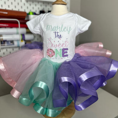 Tulle Skirt with Ribbon